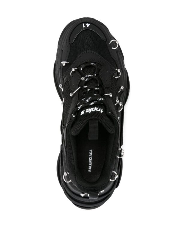 Balenciaga Triple S Sneaker With Piercings - Image 4