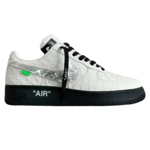 Louis Vuitton x Nike Air Force 1 Low 'White Black Silver'